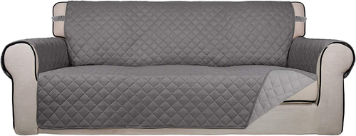 Reversible Quilted Sofa Cover, Water Resistant Slipcover Furniture Protector, Wa