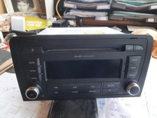 Audi A3 8P 8P7 Cabrio Autoradio CD Concert ohne Code 8P0 035  186S Bj2008
