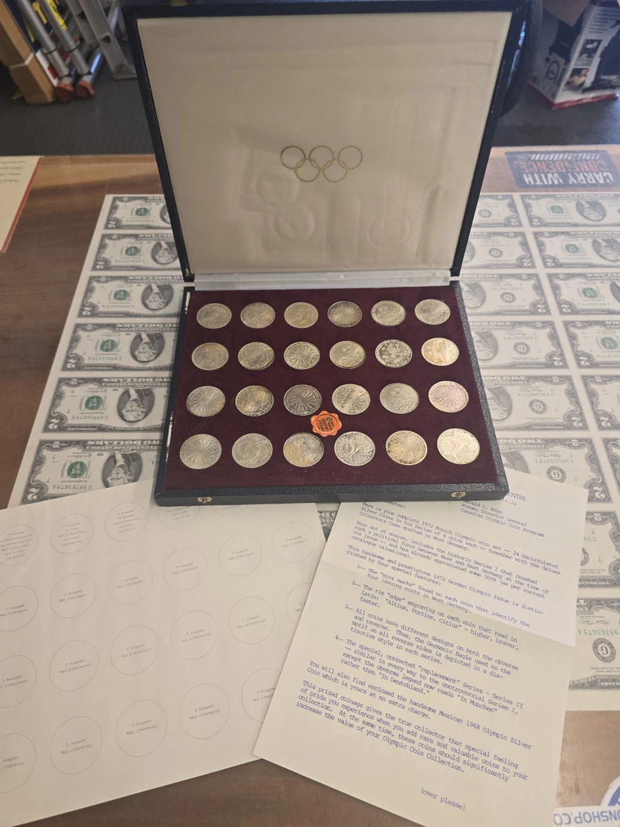 Olympic Munchen 1972 セット SILVER22枚 Olympic Munchen 1972 セット