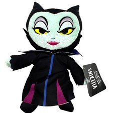 DISNEY NWT Villains Maleficent Plush Toy 10 inch Just Play Doll New with Tags