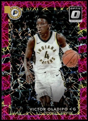 2017-18 Donruss Optic #56 Victor Oladipo Pink Velocity #/79 E1