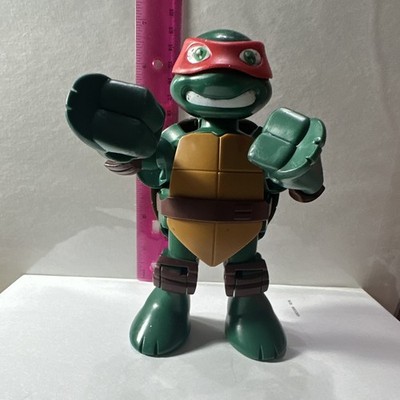 Playmates TMNT Raphael Turtle Action Figure 2016 Plastic Green/Red/Brown