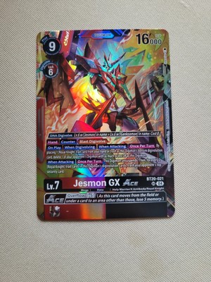 Digimon Card Game Jesmon GX ACE Foil BT20-021 SR Release Special
