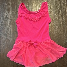 Freestyle by Danskin Pink Dance Leotard with Skirt Size 6/6X
