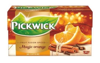 PICKWICK tea: MAGIC ORANGE -Decaf- 1 box /20 tea bags SHIPS FREE