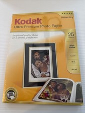 Kodak Ultra Premium Photo Paper High Gloss 25 Sheets 8.5X11 Brand New