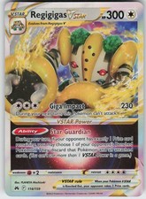 regigigas vstar pokemon card price 114/159 Pokémon Hit Points240 HP Form Crown Zenith Pokemon Card, Regigigas