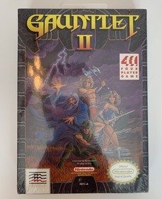 1990 NINTENDO NES MINDSCAPE GAUNTLET II 2 FACTORY SEALED GAME USA MADE IN JAPAN