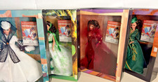 Mattel Gone With The Wind Barbie 4 Doll Set Hollywood Legends Scarlett O'Hara