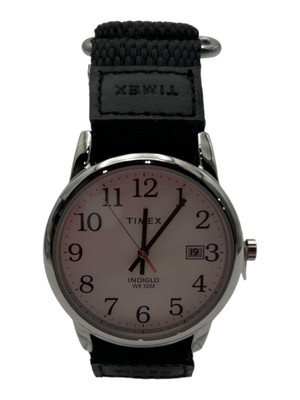 Timex Mens Easy Reader Watch 35mm Black/Silver
