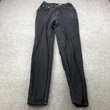 Vintage Levis 512 Jeans Womens 7 Medium Black Slim Fit Tapered Leg Made USA 90s