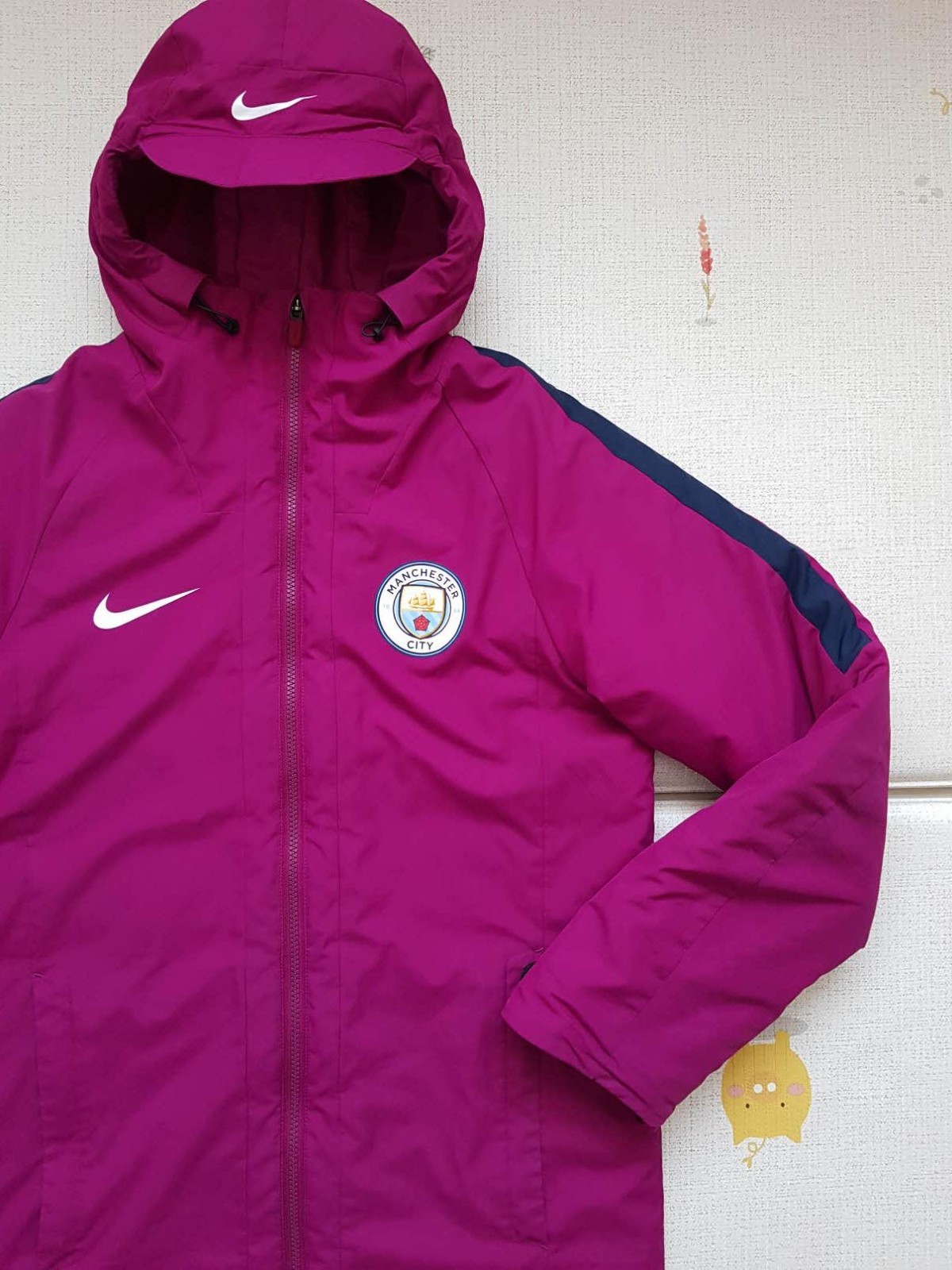SACAI X NIKE NIKE MANCHESTER CITY PLAYER ISSUE JACKET TRAINING COAT PARKA 2016 17 TAGLIA S