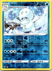 Galarian Darmanitan 044/189 Darkness Ablaze Reverse Holo Rare