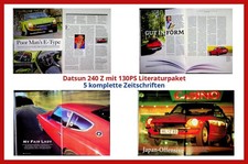 Datsun 240 Z mit 130PS Literaturpaket - 6 komplette Zeitschriften