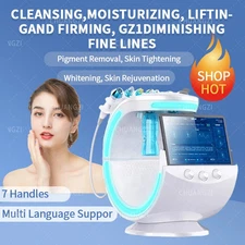 Skin Analyzer Professional 7 in 1 Dermabrasion Multi-function Facial Care New