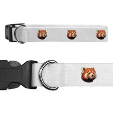 Collari per cani 'Ritratto di panda rosso' (PR059638)