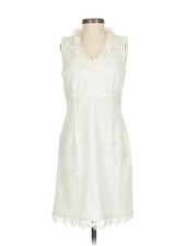 Nine West Women Ivory Cocktail Dress 2 Petites