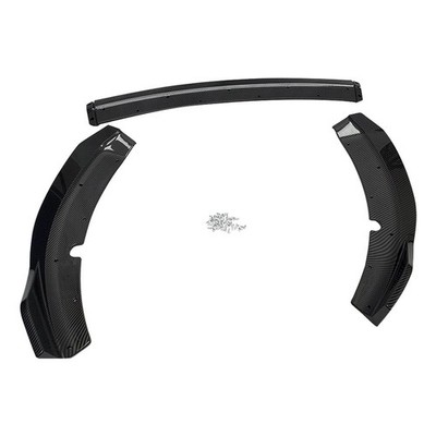 For 2015-2023 Dodge Charger SRT 3PCS Carbon Fiber Look Front Bumper Lip Spoiler