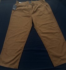 NWT Gap Women's Easy Twill Pant Size XXL Brown