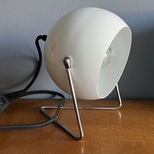 Prova Denmark White Adjustable Eye Ball Side Light Table Lamp Modern Design