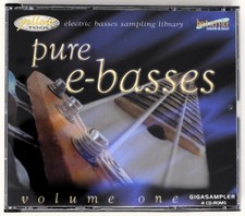 Best Service Pure E-Basses Vol 1 GigaSampler Sample/Sound Library/Sampling 4 CD