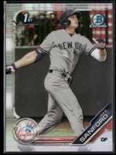 2019 Bowman Draft #BDC-82 Jake Sanford Chrome Refractor