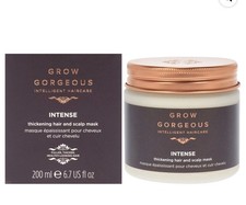 Grow Gorgeous Intense Thickening Hair/Scalp Mask Unisex 6.7 oz New