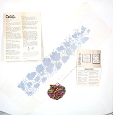 Artcraft Concepts No. 3309 Butterfly Bell Pull Cross-Stitch Kit (Vintage 1978)