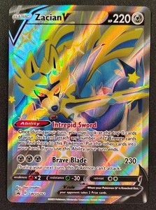 shiny zacian pokemon card Zacian V - 25th Anniversary Collection []