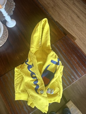Supreme Champion Hoodie Yellow Size Small