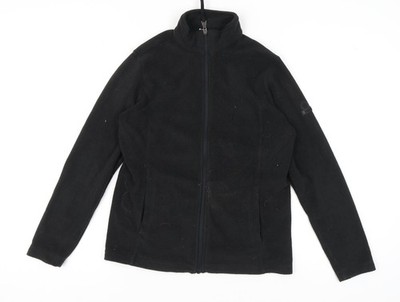 Schwarze Polyesterjacke Damen UK-Größe 10 Regular TOG24