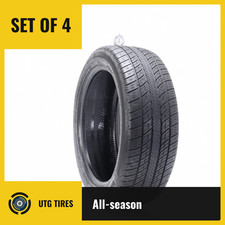 Set Of 4 Used 24550r20 Uniroyal Tiger Paw Touring As 102v - 6.532 Set Of 4 Used 24550r20 Uniroyal Tiger Paw Touring As 102v - 6.532
