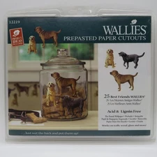 WALLIES Wallpaper Cutout Best Friends Dogs Prepasted Strippable Pkg of 25