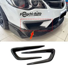 Carbon Fiber Front Bumper Air Vents For 2005-2012 Honda Civic Fd2 Type R 2pc New Carbon Fiber Front Bumper Air Vents For 2005-2012 Honda Civic Fd2 Type R 2pc New