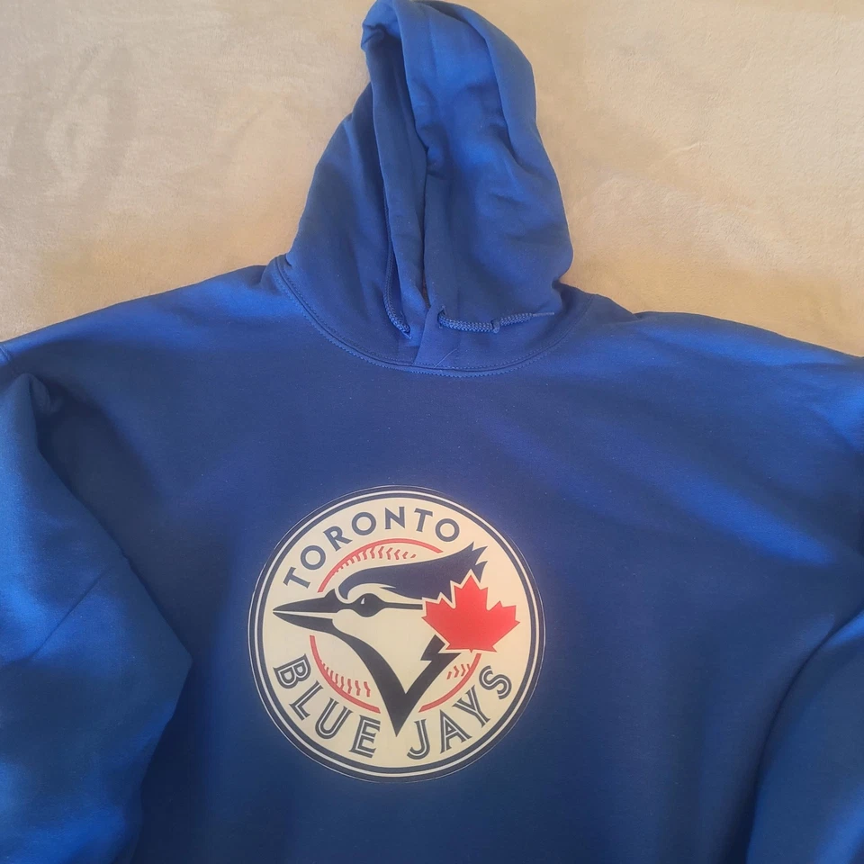 Toronto Blue Jays Blue Youth NBA Hooded Sweatshirt Pullover New - Image 2 of 4