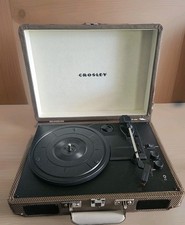 CROSLEY Bluetooth Portable Suitcase Turntable Vinyl LP Record Player CR8005D-TW