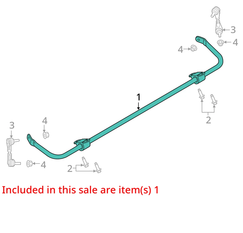 稳定杆后底座带警察套装适用于 20-24 EXPLORER 104883996 — 第 3/4 张图片