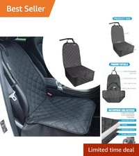 Waterproof  Scratch-Proof Dog Car Seat Cover with Safety Belt - Universal Fit