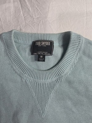 Todd Snyder Sweater Mens Medium Cotton Cashmere Melagne Crewneck Pullover Shirt