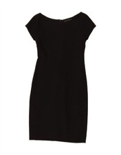 ZARA Womens Bodycon Dress UK 8 Small Black AH11