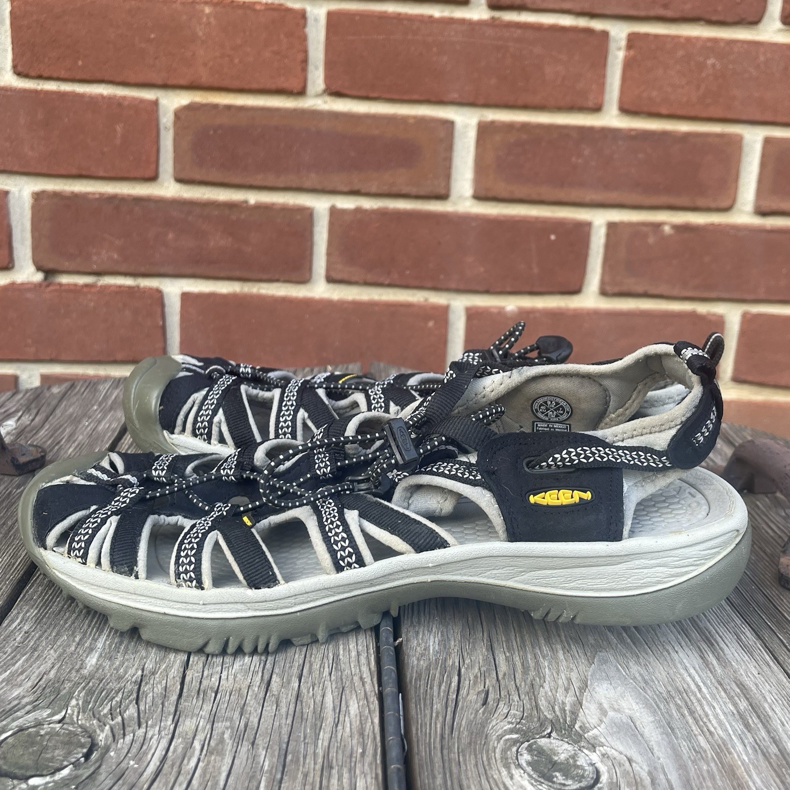 Sandali Keen Newport H2 neri con coulisse escursionismo outdoor trail donna taglia 9 5