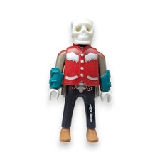Playmobil Figur Mann Skelettcowboy Cowboy Revolverheld Westernstadt
