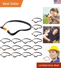 Banded Earplugs for Shooting Range Band Ear Plugs Lightweight Silicone Earplu...