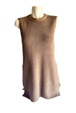 New Wilfred Aritzia Cable Knit Crew Neck 100 Wool Sleeveless Sweater size M