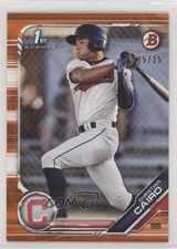 2019 Bowman Draft Orange 25/25 Christian Cairo #BD-195 s3g