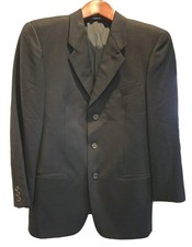 Men  s Vintage Giorgio Armani Le Collezioni Wool Suit Jacket Sz 37