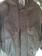 Morena Lederjacke Größe 50 Schwarz