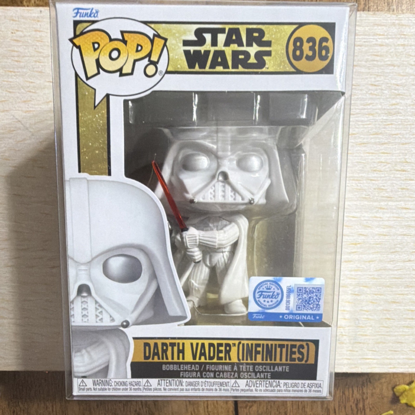 Funko Exclusive Star Wars Legends Darth Vader Pop! 836 Vinyl