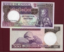 Angola  P107 ， 500 Escudo 1973 , UNC