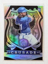 2020 Panini Chronicles Crusade Bo Bichette Silver Prizm RC #1 Toronto Blue Jays
